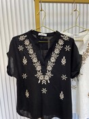 Blouse Adrienne - zwart