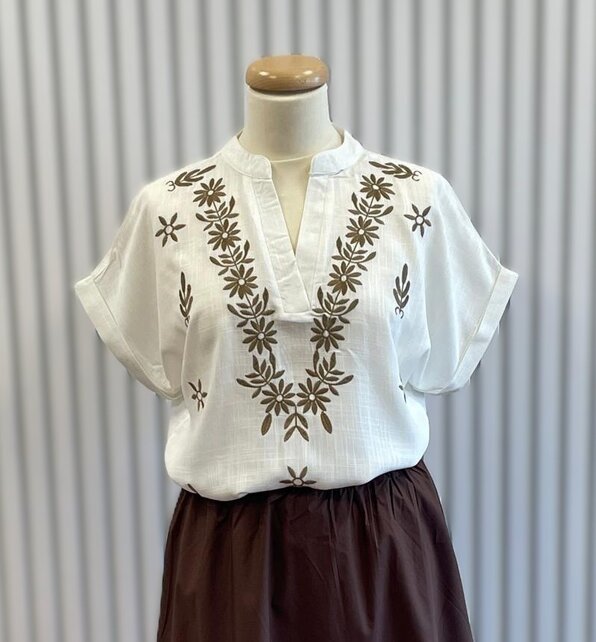 Blouse Adrienne - wit