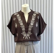 Blouse Adrienne - bruin