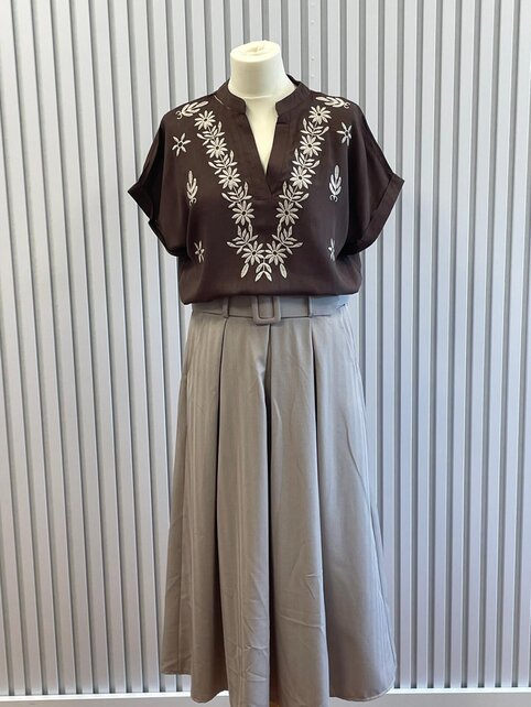 Blouse Adrienne - bruin