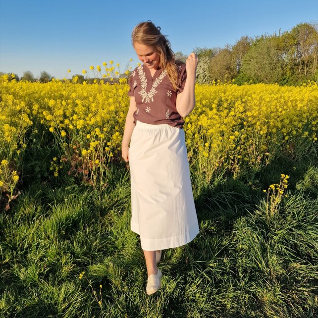 Blouse Adrienne - bruin