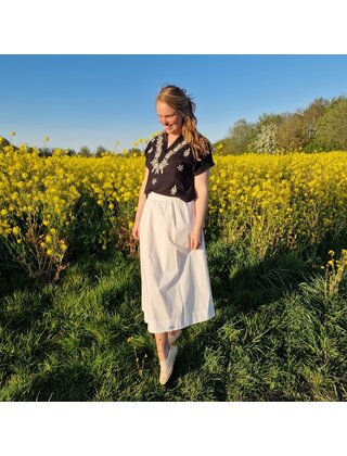 Blouse Adrienne - zwart