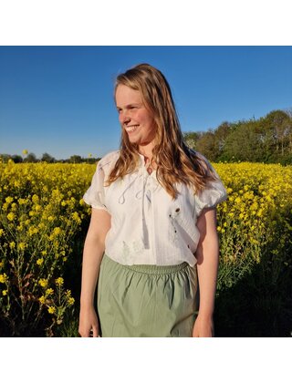 Blouse Marie-Louise - wit