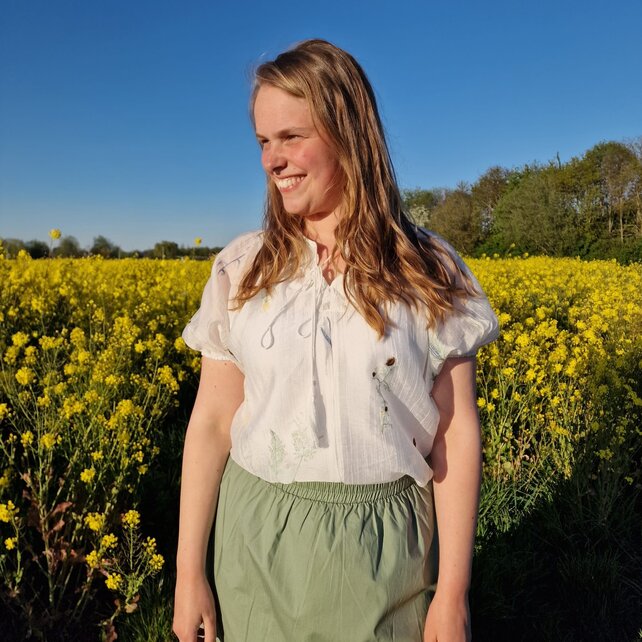 Blouse Marie-Louise - wit