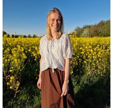 Blouse Marie-Louise - lichtblauw