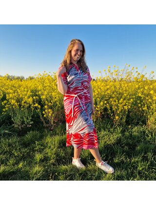 Jurk Margreet - rood