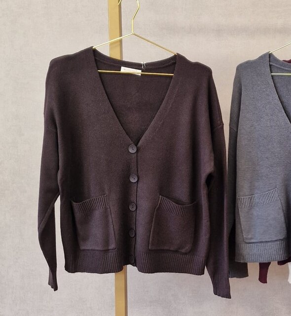 Vest Bettine - bruin