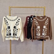 Trui Veerle - offwhite