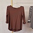 Shirt Rosie - camel/zwart