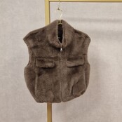 Gilet Sanne - bont taupe