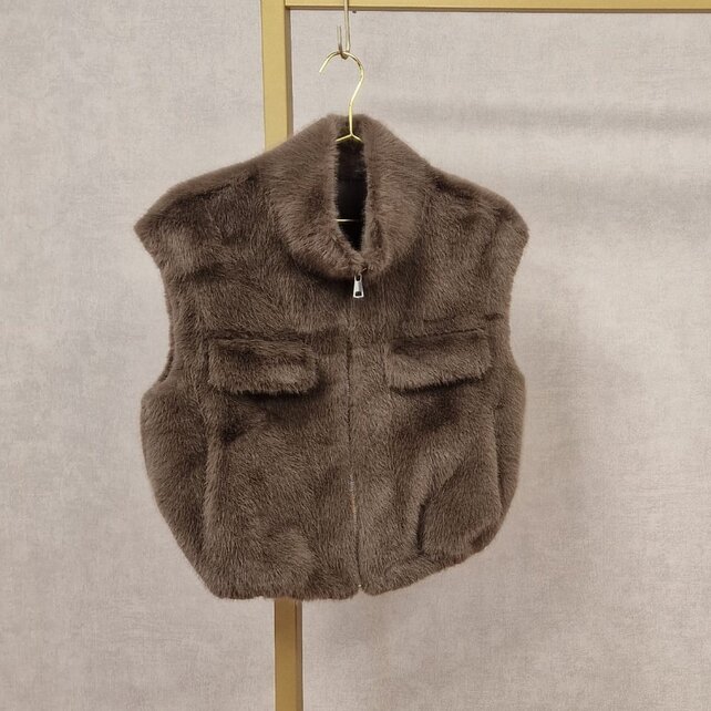 Gilet Sanne - bont taupe
