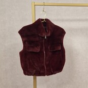 Gilet Sanne - bont bordeaux