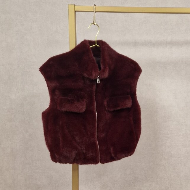 Gilet Sanne - bont bordeaux
