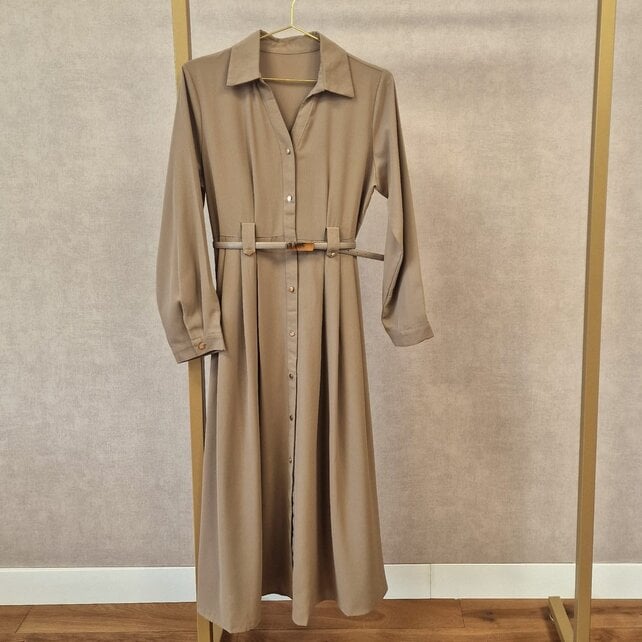 Jurk Alina - khaki