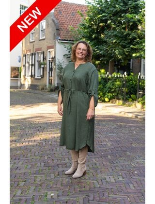 Jurk Marit - saliegroen