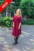 Jurk Marit - bordeaux