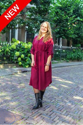 Jurk Marit - bordeaux