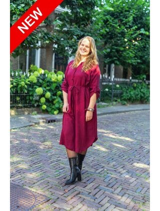Jurk Marit - bordeaux