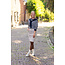 Trui Rachel - marine/wit