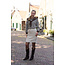 Trui Rachel - wit/bruin