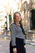 Trui Rachel - zwart/wit