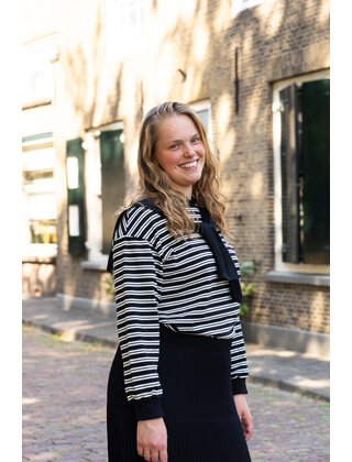 Trui Rachel - zwart/wit