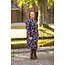 Jurk Marloes - marine/cognac