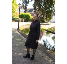 Jurk Marloes - groen/bordeaux