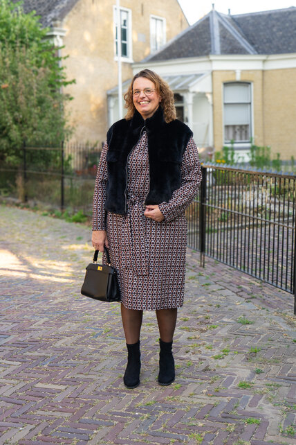 Gilet Sanne - bont zwart