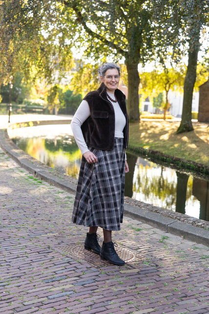 Gilet Sanne - bont bruin