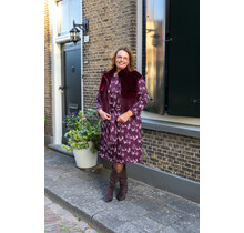 Gilet Sanne - bont bordeaux