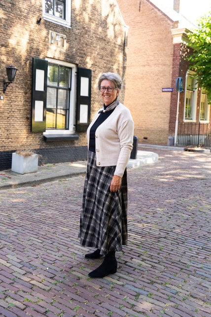 Rok Angeline - ruit zwart