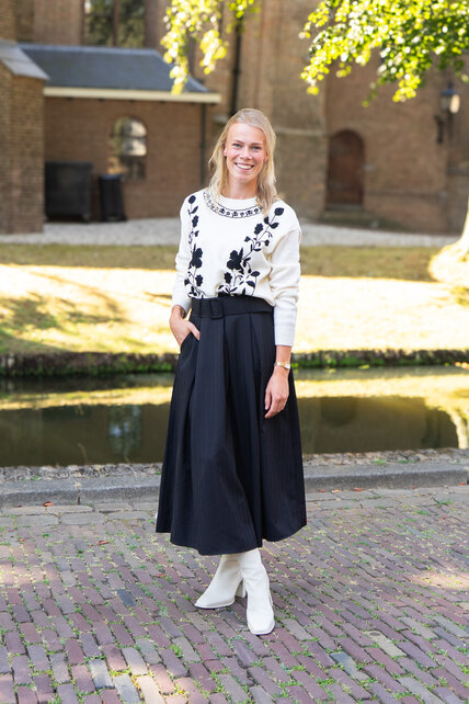 Trui Veerle - offwhite