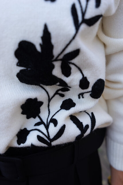 Trui Veerle - offwhite