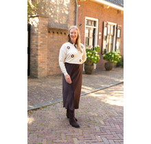 Trui Livia - bloemen beige