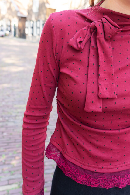 Shirt Evy - bordeaux