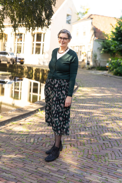 Vest Martha - donkergroen