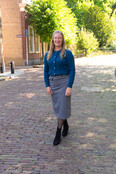 Vest Camilla - petrolblauw