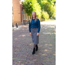 Vest Camilla - petrolblauw