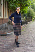 Rok Maddie - ruit marine