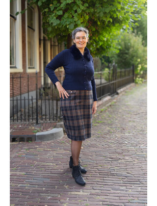 Rok Maddie - ruit marine