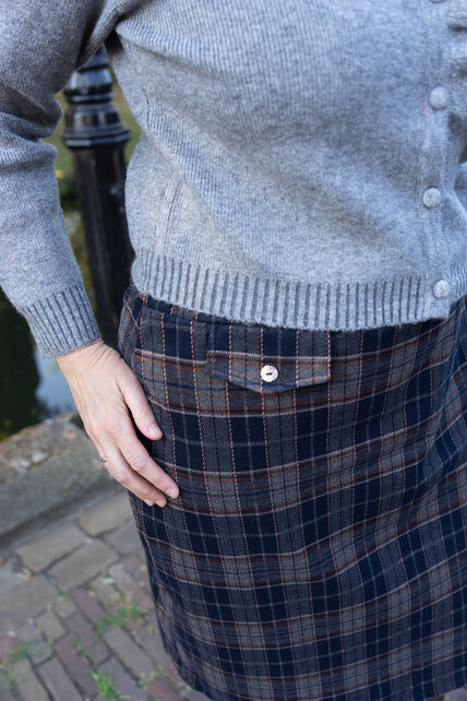 Rok Maddie - ruit marine