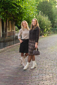 Rok Maddie - ruit bruin