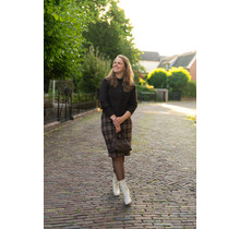 Rok Maddie - ruit bruin