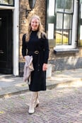 Jurk Leah - olijfgroen