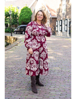 Jurk Julia - bordeaux