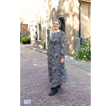 Jurk Sarah - zwart/wit