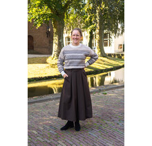 Trui Nora - patroon offwhite