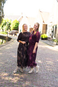 Rok Iris - bruin dessin mesh