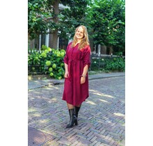 Jurk Marit - bordeaux